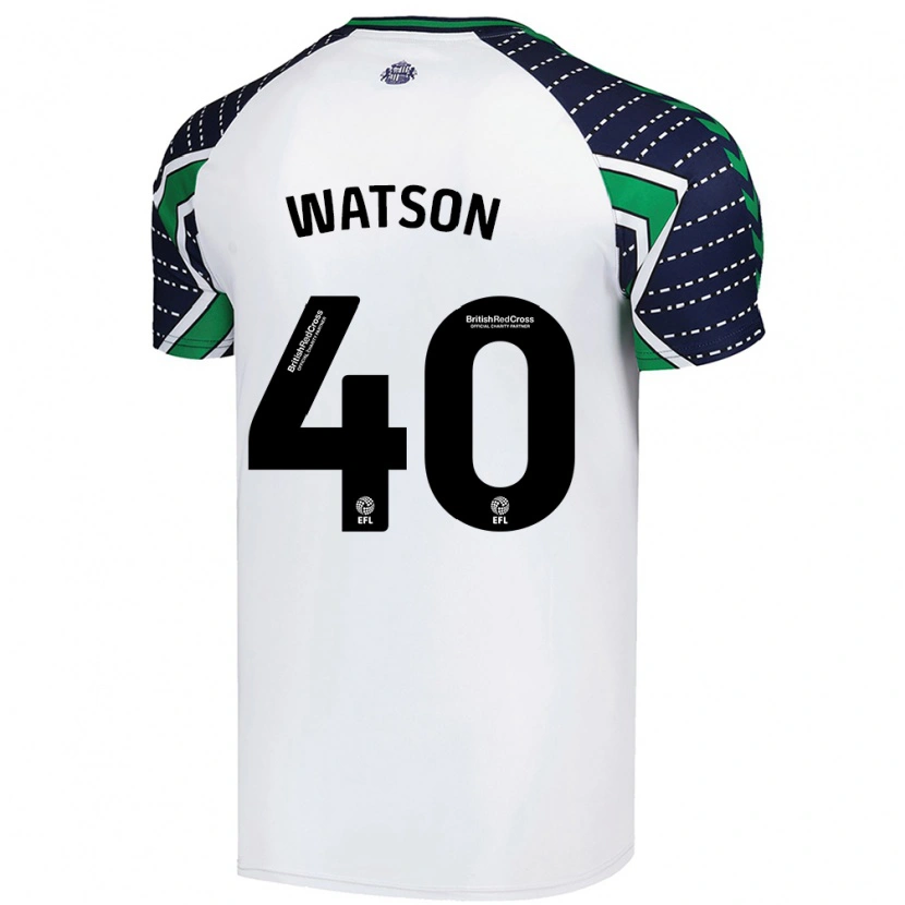 Danxen Niño Camiseta Tom Watson #40 Blanco 2ª Equipación 2024/25 La Camisa México