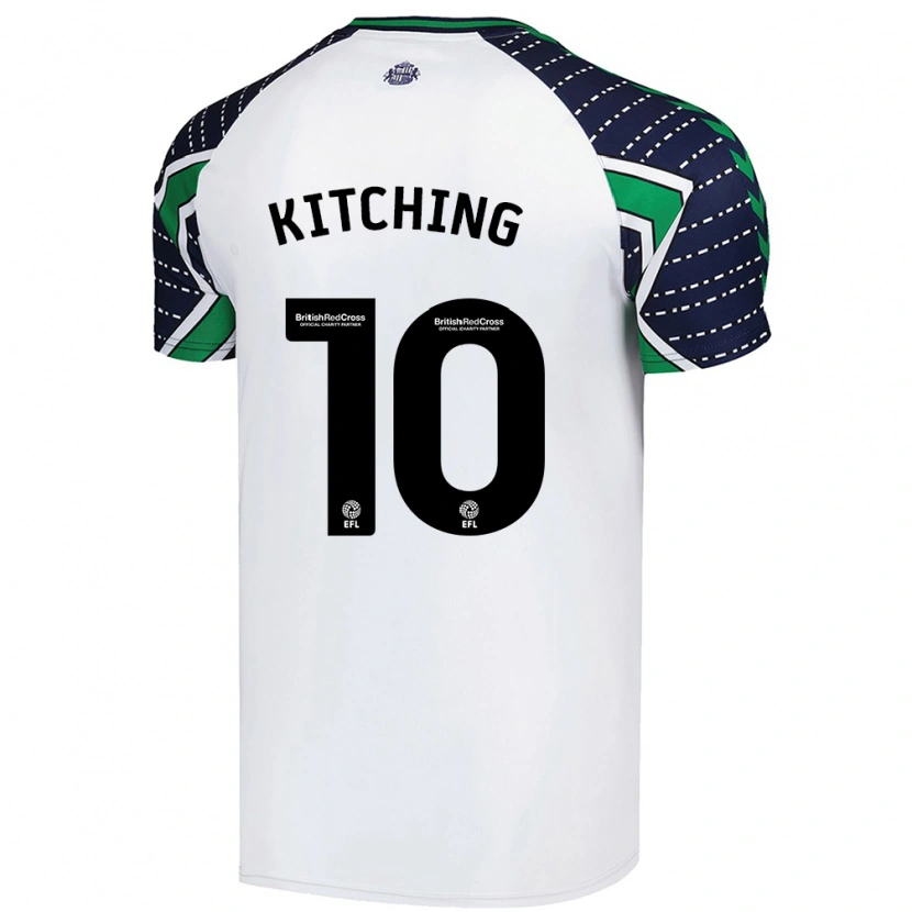 Danxen Niño Camiseta Katie Kitching #10 Blanco 2ª Equipación 2024/25 La Camisa México