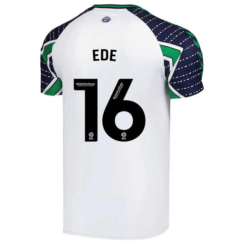 Danxen Niño Camiseta Grace Ede #16 Blanco 2ª Equipación 2024/25 La Camisa México