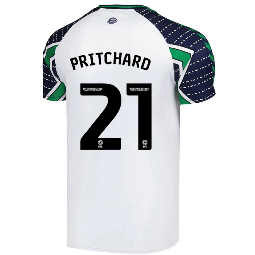 Danxen Niño Camiseta Alex Pritchard #21 Blanco 2ª Equipación 2024/25 La Camisa México