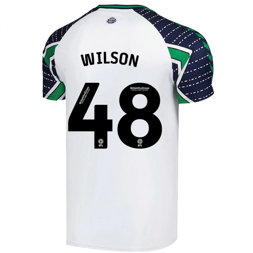 Danxen Niño Camiseta Callum Wilson #48 Blanco 2ª Equipación 2024/25 La Camisa México
