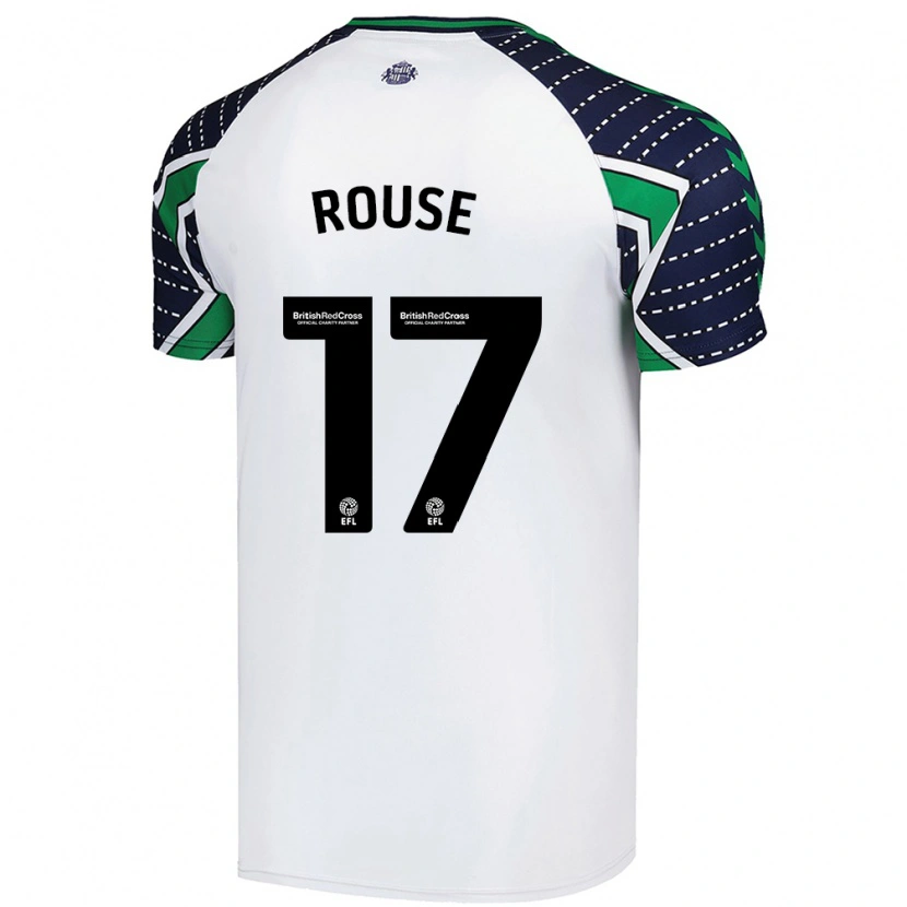 Danxen Niño Camiseta Mollie Rouse #17 Blanco 2ª Equipación 2024/25 La Camisa México