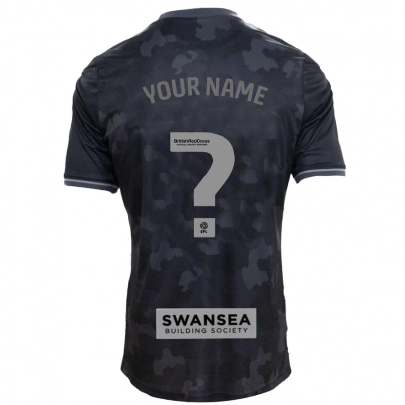 Danxen Niño Camiseta Su Nombre #0 Negro 2ª Equipación 2024/25 La Camisa México