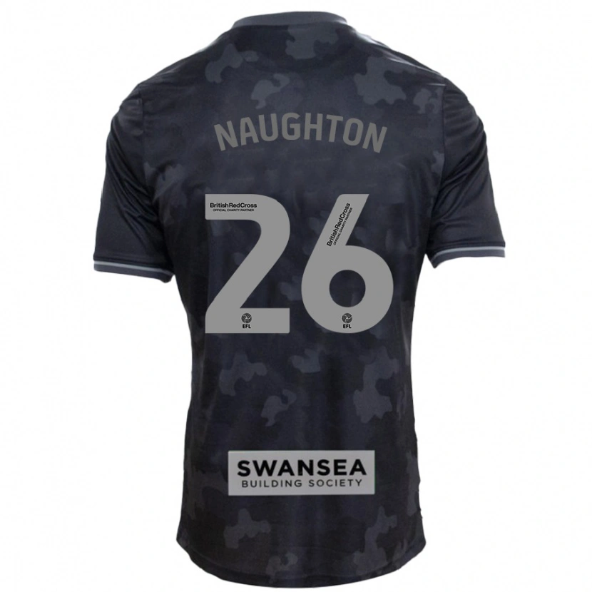 Danxen Niño Camiseta Kyle Naughton #26 Negro 2ª Equipación 2024/25 La Camisa México
