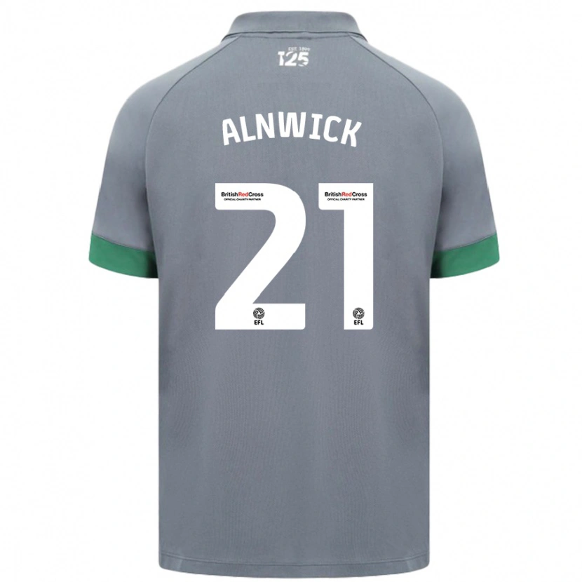 Danxen Niño Camiseta Jak Alnwick #21 Gris Oscuro 2ª Equipación 2024/25 La Camisa México