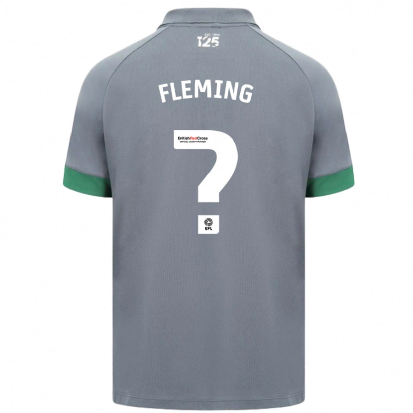 Danxen Niño Camiseta Cole Fleming #0 Gris Oscuro 2ª Equipación 2024/25 La Camisa México