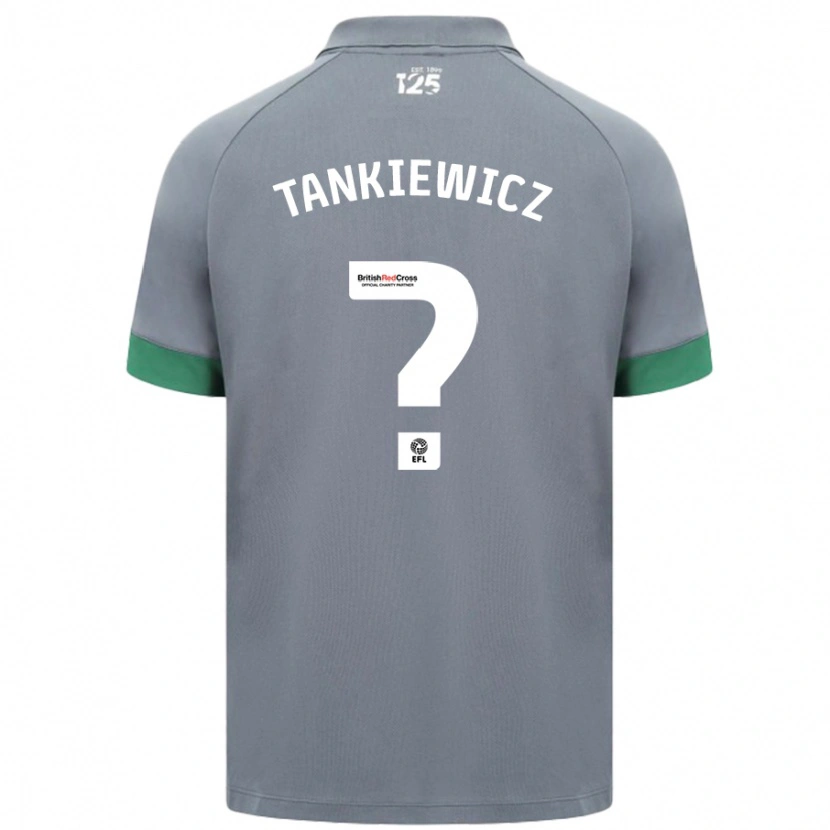 Danxen Niño Camiseta Rob Tankiewicz #0 Gris Oscuro 2ª Equipación 2024/25 La Camisa México