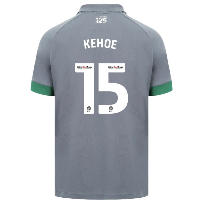 Danxen Niño Camiseta Molly Kehoe #15 Gris Oscuro 2ª Equipación 2024/25 La Camisa México