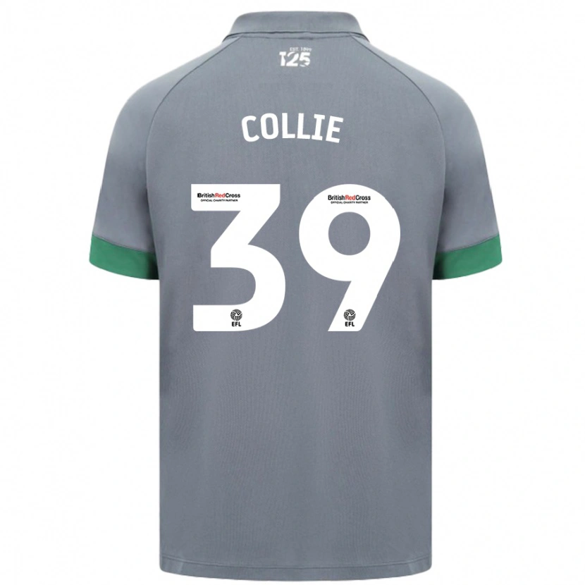 Danxen Niño Camiseta Eliza Collie #39 Gris Oscuro 2ª Equipación 2024/25 La Camisa México