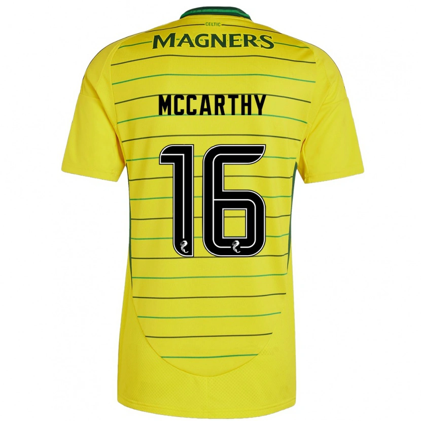 Danxen Niño Camiseta James Mccarthy #16 Amarillo 2ª Equipación 2024/25 La Camisa México