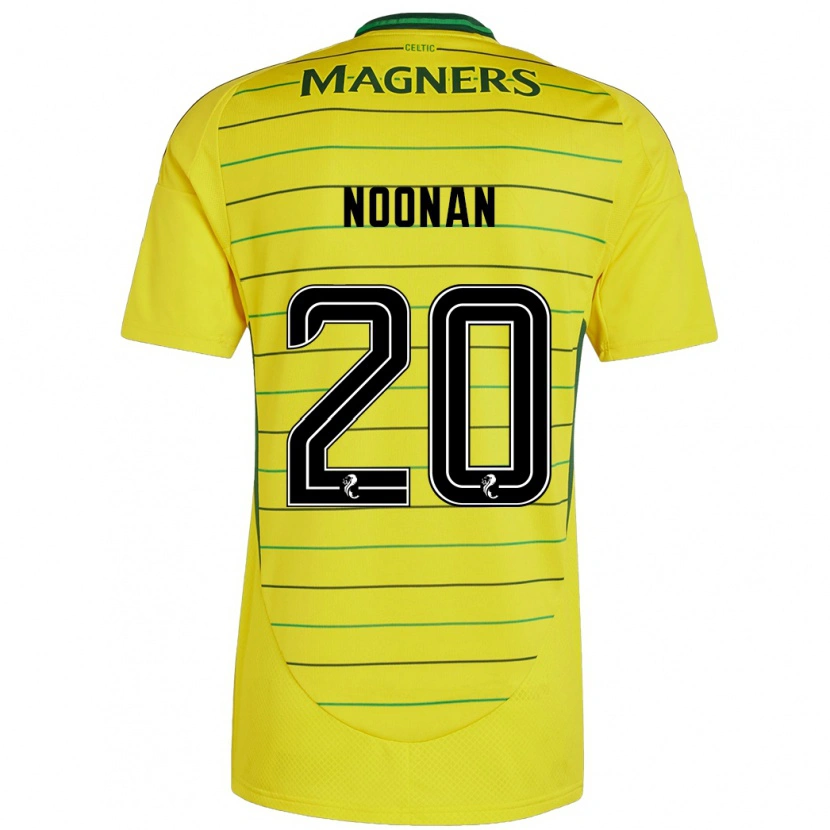 Danxen Niño Camiseta Saoirse Noonan #20 Amarillo 2ª Equipación 2024/25 La Camisa México