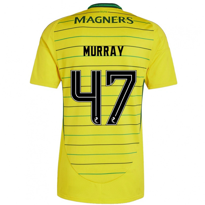 Danxen Niño Camiseta Dane Murray #47 Amarillo 2ª Equipación 2024/25 La Camisa México