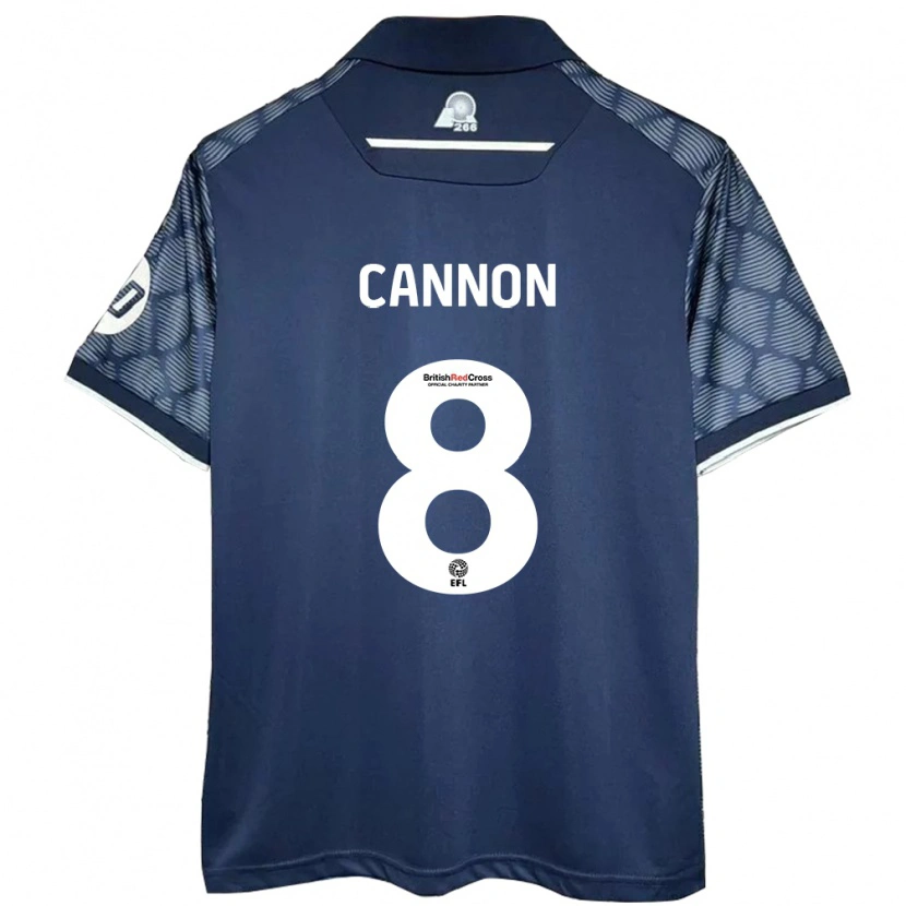 Danxen Niño Camiseta Andy Cannon #8 Negro 2ª Equipación 2024/25 La Camisa México