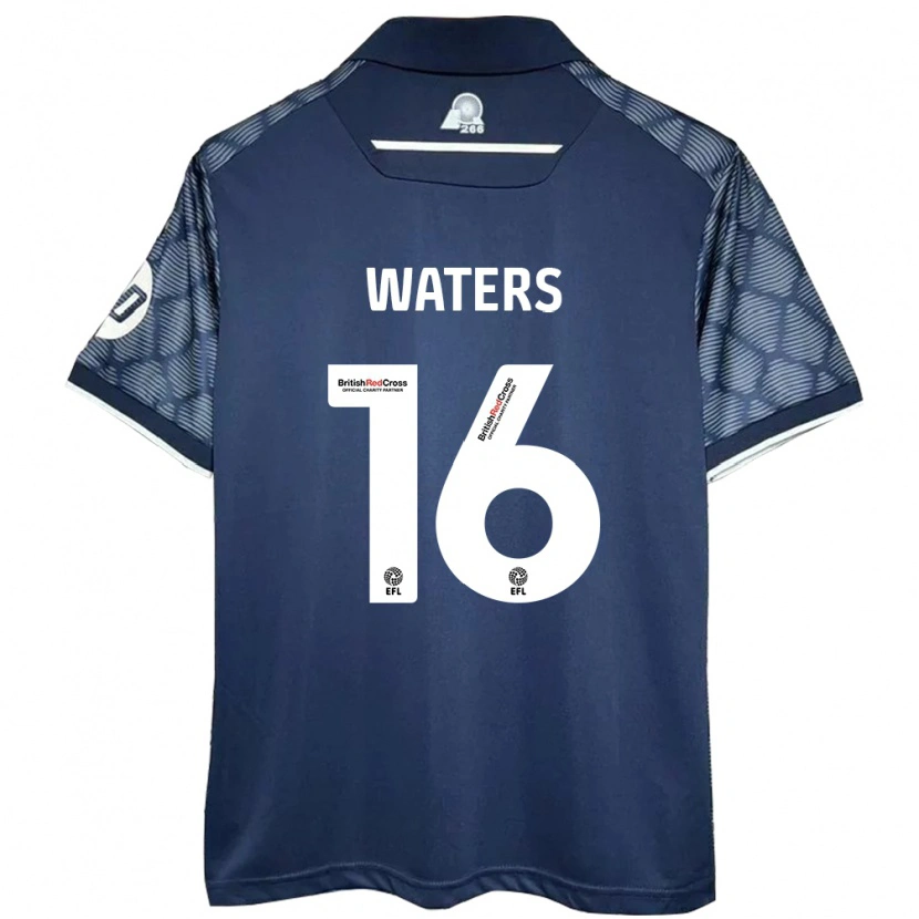 Danxen Niño Camiseta Billy Waters #16 Negro 2ª Equipación 2024/25 La Camisa México