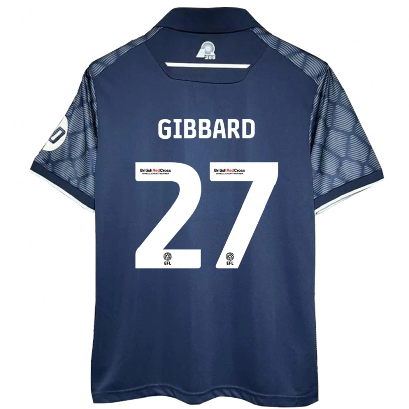 Danxen Niño Camiseta Mari Gibbard #27 Negro 2ª Equipación 2024/25 La Camisa México