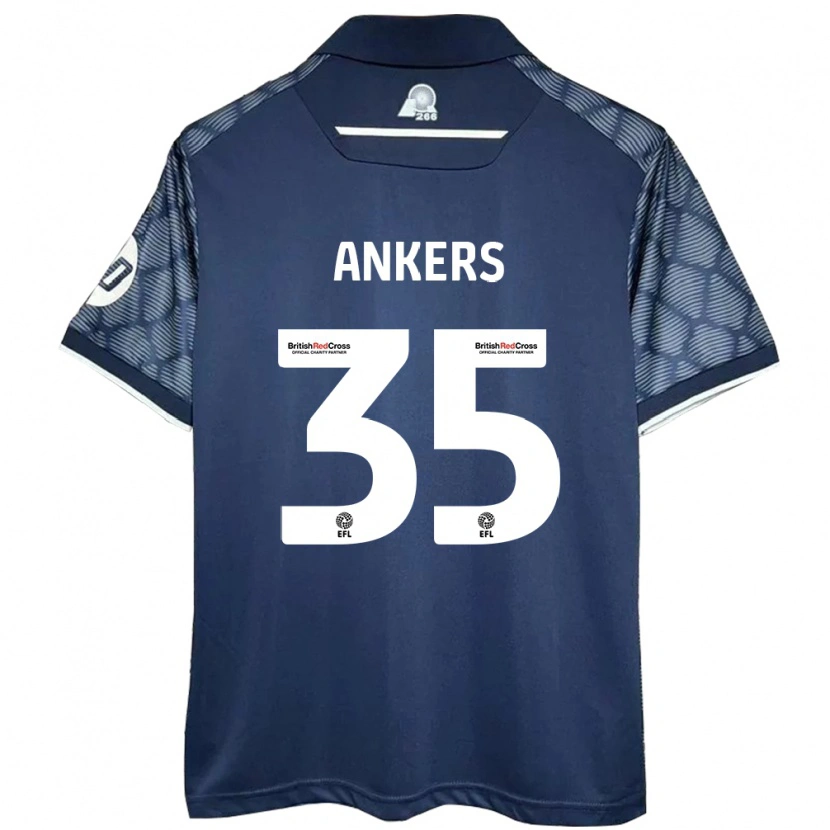Danxen Niño Camiseta Chloe Ankers #35 Negro 2ª Equipación 2024/25 La Camisa México