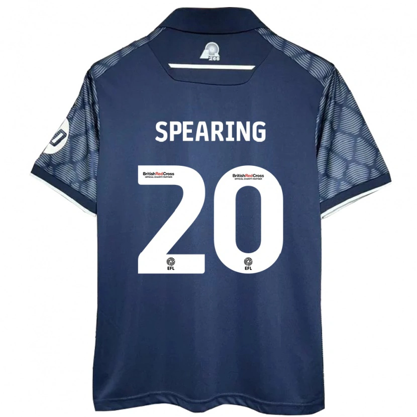 Danxen Niño Camiseta Natasha Spearing #20 Negro 2ª Equipación 2024/25 La Camisa México