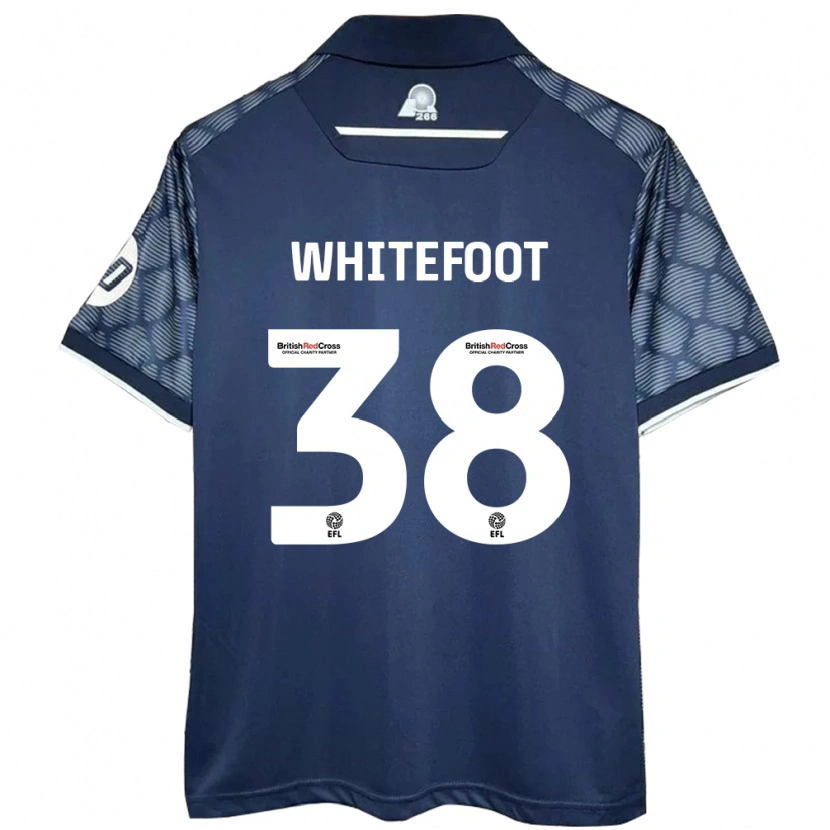 Danxen Niño Camiseta Lily Whitefoot #38 Negro 2ª Equipación 2024/25 La Camisa México