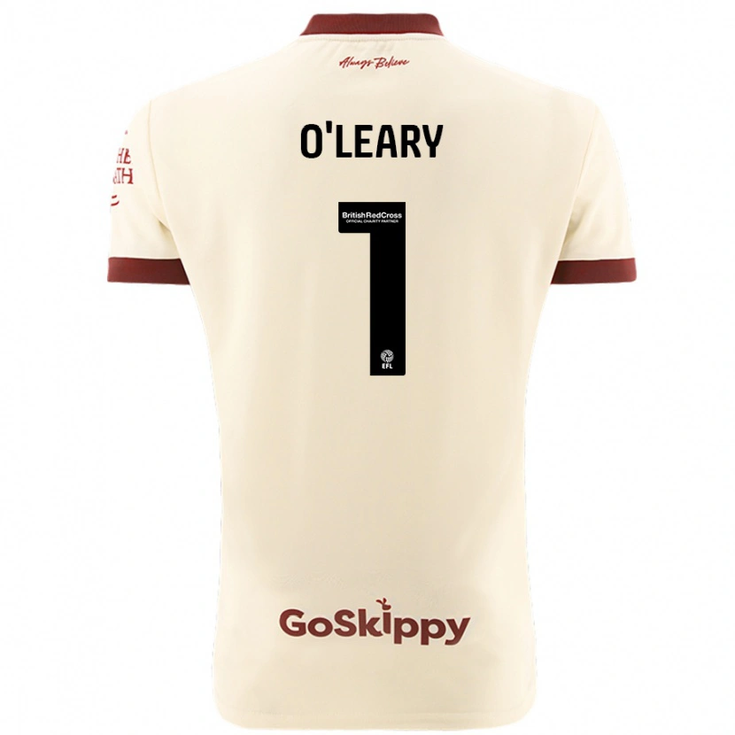 Danxen Niño Camiseta Max O'leary #1 Crema Blanco 2ª Equipación 2024/25 La Camisa México
