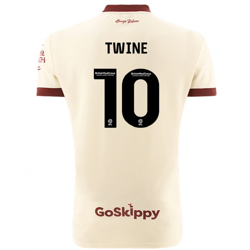 Danxen Niño Camiseta Scott Twine #10 Crema Blanco 2ª Equipación 2024/25 La Camisa México