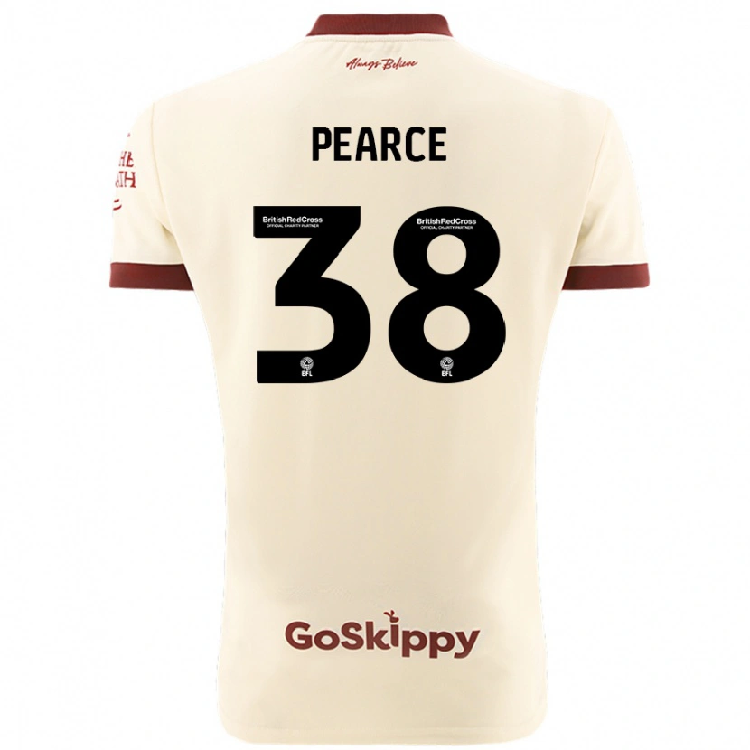Danxen Niño Camiseta Manon Pearce #38 Crema Blanco 2ª Equipación 2024/25 La Camisa México