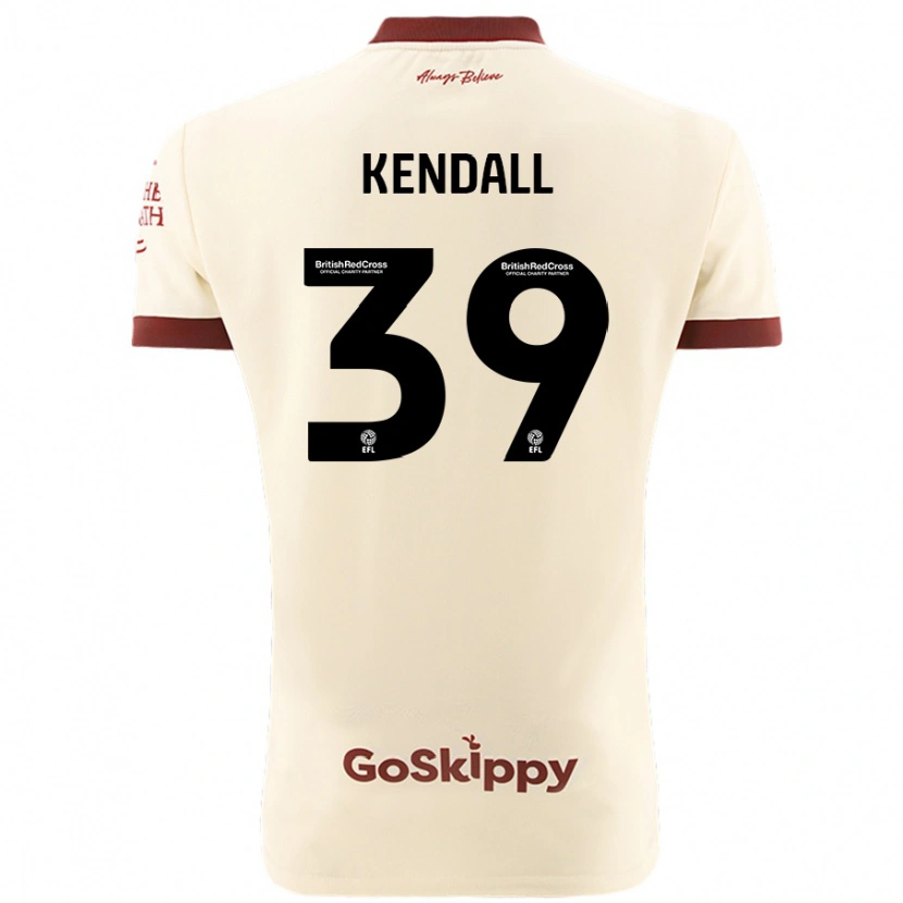 Danxen Niño Camiseta Maya Kendall #39 Crema Blanco 2ª Equipación 2024/25 La Camisa México