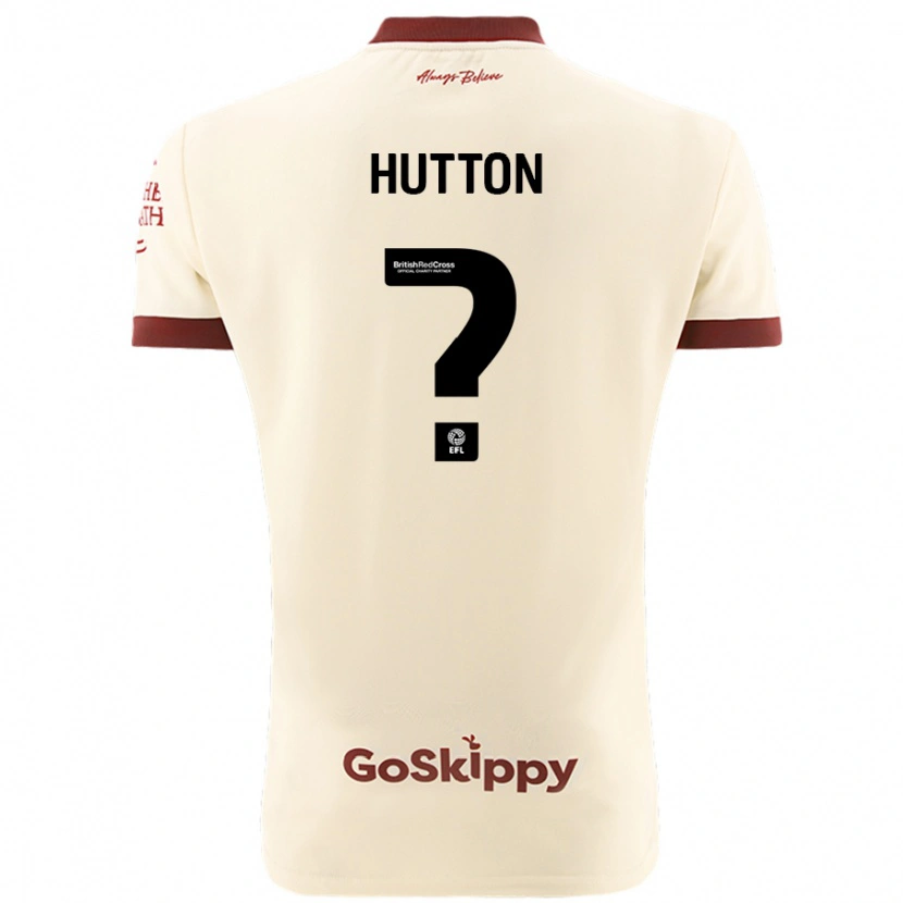 Danxen Niño Camiseta Callum Hutton #0 Crema Blanco 2ª Equipación 2024/25 La Camisa México