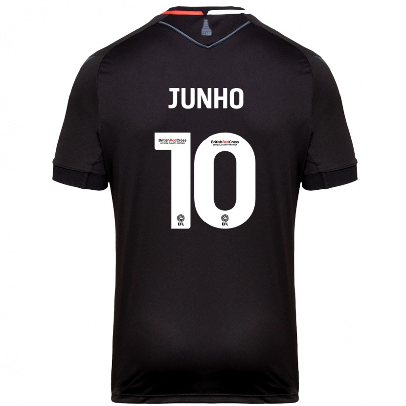 Danxen Niño Camiseta Jun-Ho Bae #10 Negro 2ª Equipación 2024/25 La Camisa México