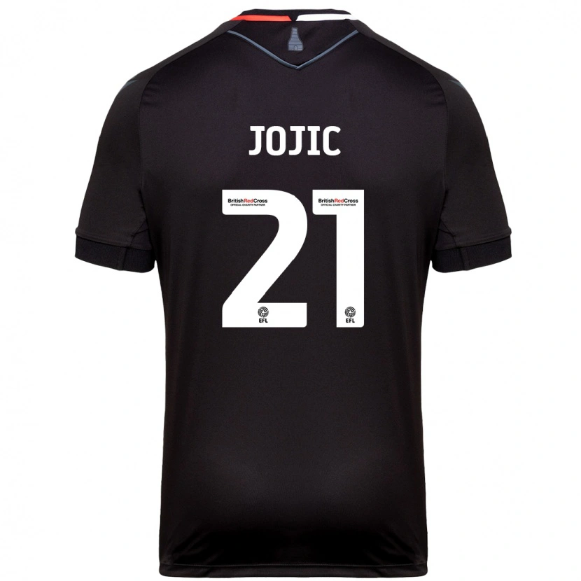 Danxen Niño Camiseta Nikola Jojic #21 Negro 2ª Equipación 2024/25 La Camisa México