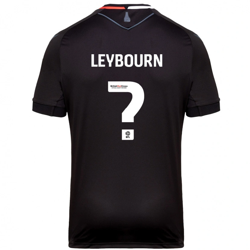 Danxen Niño Camiseta Charlie Leybourn #0 Negro 2ª Equipación 2024/25 La Camisa México
