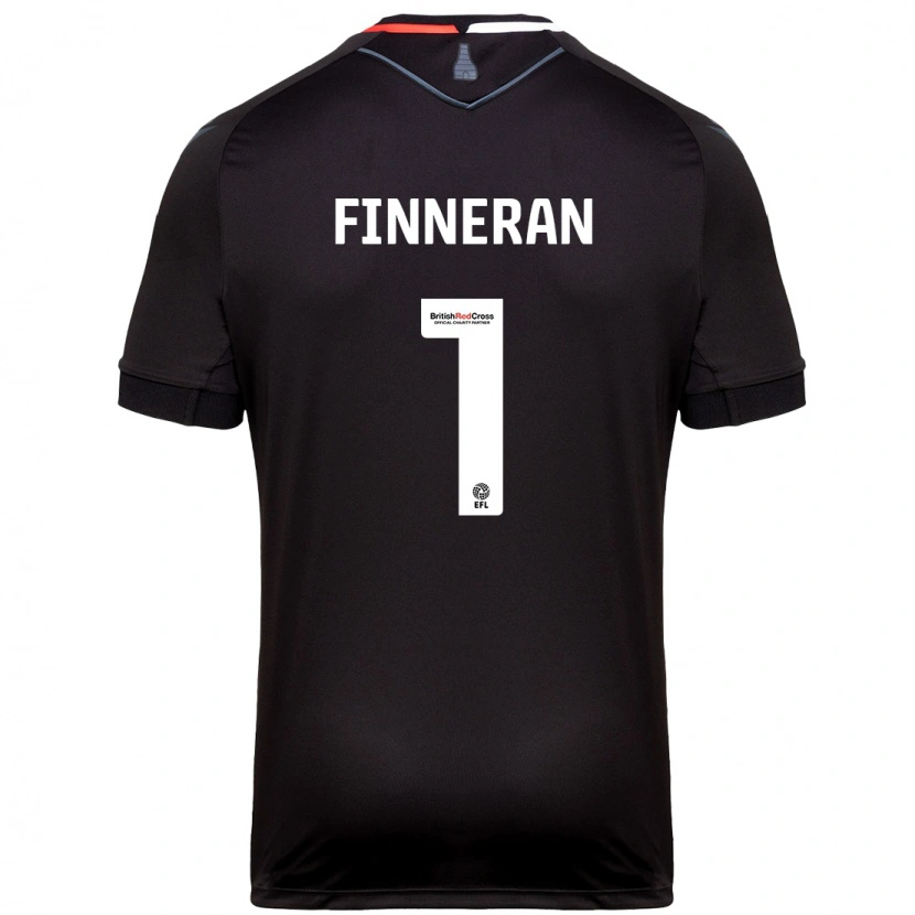 Danxen Niño Camiseta Ellie Finneran #1 Negro 2ª Equipación 2024/25 La Camisa México