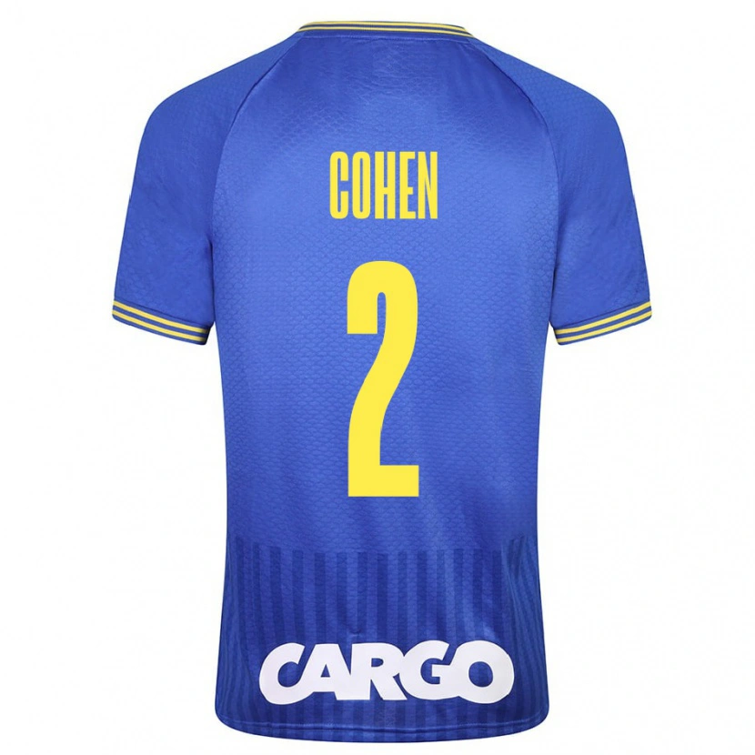 Danxen Niño Camiseta Avishay Cohen #2 Blanco 2ª Equipación 2024/25 La Camisa México