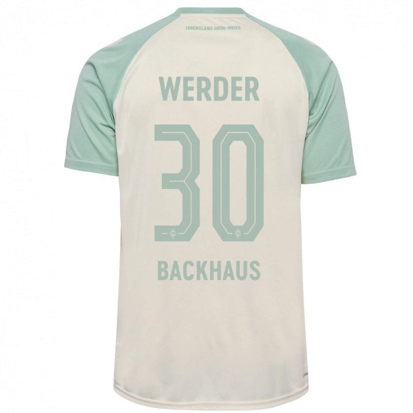 Danxen Niño Camiseta Mio Backhaus #30 Blanquecino Verde Claro 2ª Equipación 2024/25 La Camisa México