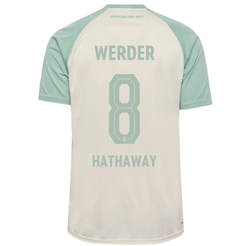Danxen Niño Camiseta Max Hathaway #8 Blanquecino Verde Claro 2ª Equipación 2024/25 La Camisa México
