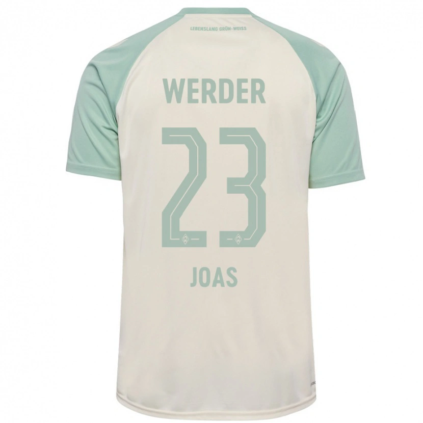 Danxen Niño Camiseta Julius Joas #23 Blanquecino Verde Claro 2ª Equipación 2024/25 La Camisa México