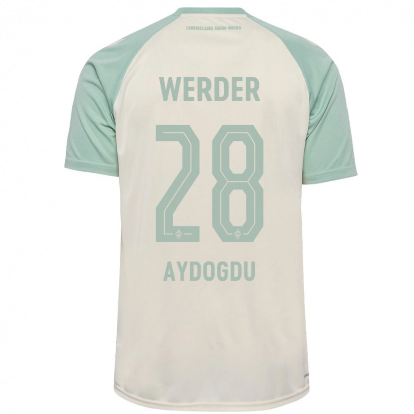 Danxen Niño Camiseta Onur Aydogdu #28 Blanquecino Verde Claro 2ª Equipación 2024/25 La Camisa México
