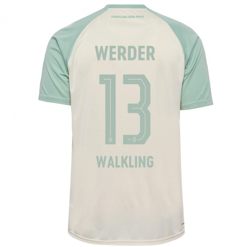 Danxen Niño Camiseta Ricarda Walkling #13 Blanquecino Verde Claro 2ª Equipación 2024/25 La Camisa México