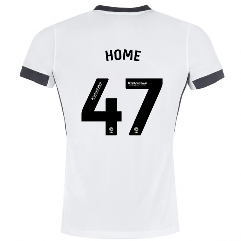 Danxen Niño Camiseta Josh Home #47 Blanco Negro 2ª Equipación 2024/25 La Camisa México
