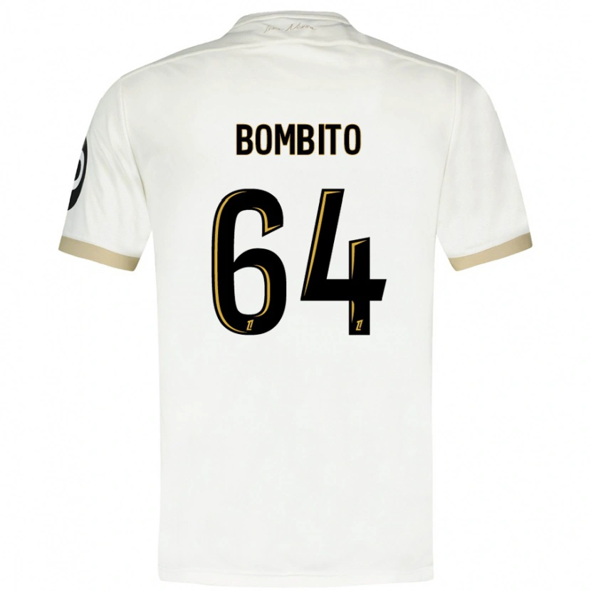 Danxen Niño Camiseta Moïse Bombito #64 Blanco Dorado 2ª Equipación 2024/25 La Camisa México