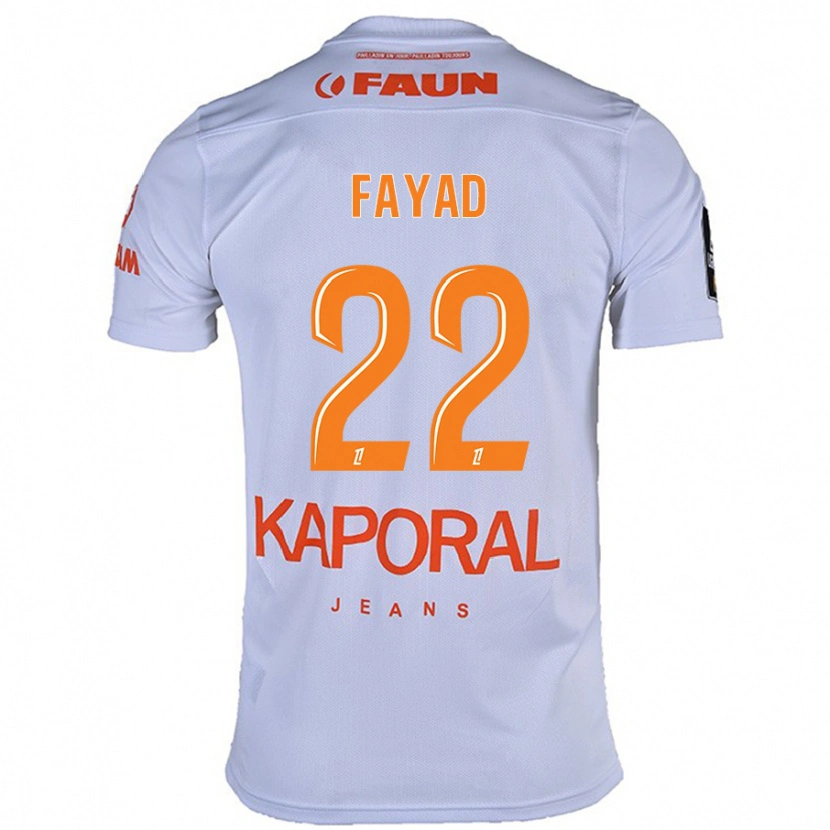 Danxen Niño Camiseta Khalil Fayad #22 Blanco 2ª Equipación 2024/25 La Camisa México