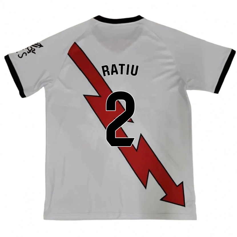 Danxen Niño Camiseta Andrei Rațiu #2 Rojo 2ª Equipación 2024/25 La Camisa México