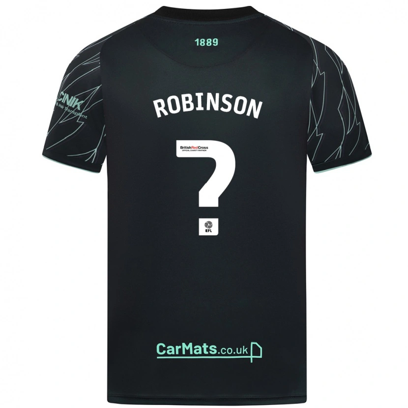 Danxen Niño Camiseta Monique Robinson #0 Negro Verde 2ª Equipación 2024/25 La Camisa México