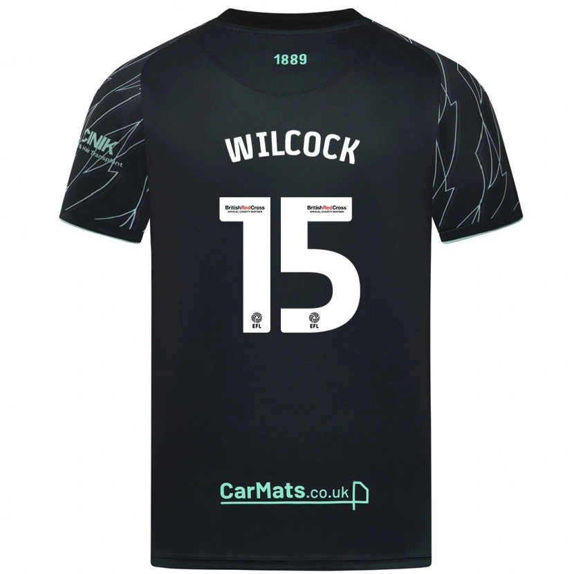 Danxen Niño Camiseta Tamara Wilcock #15 Negro Verde 2ª Equipación 2024/25 La Camisa México