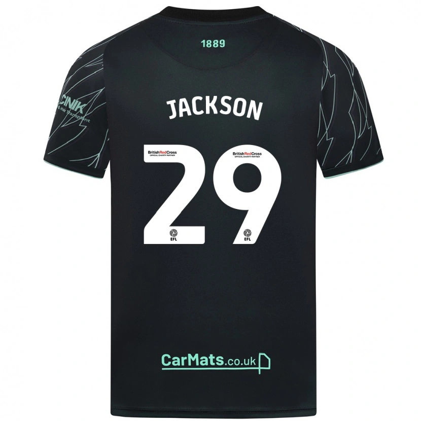Danxen Niño Camiseta Fallon Connolly-Jackson #29 Negro Verde 2ª Equipación 2024/25 La Camisa México