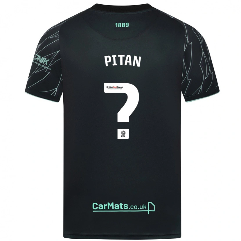 Danxen Niño Camiseta Levis Pitan #0 Negro Verde 2ª Equipación 2024/25 La Camisa México