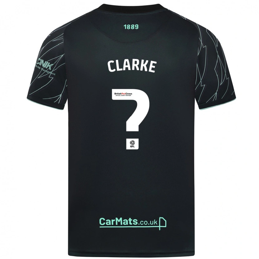 Danxen Niño Camiseta Stafford Clarke #0 Negro Verde 2ª Equipación 2024/25 La Camisa México