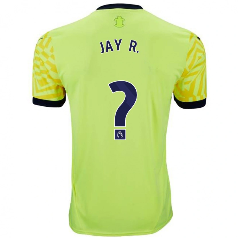 Danxen Niño Camiseta Jay Robinson #0 Amarillo 2ª Equipación 2024/25 La Camisa México