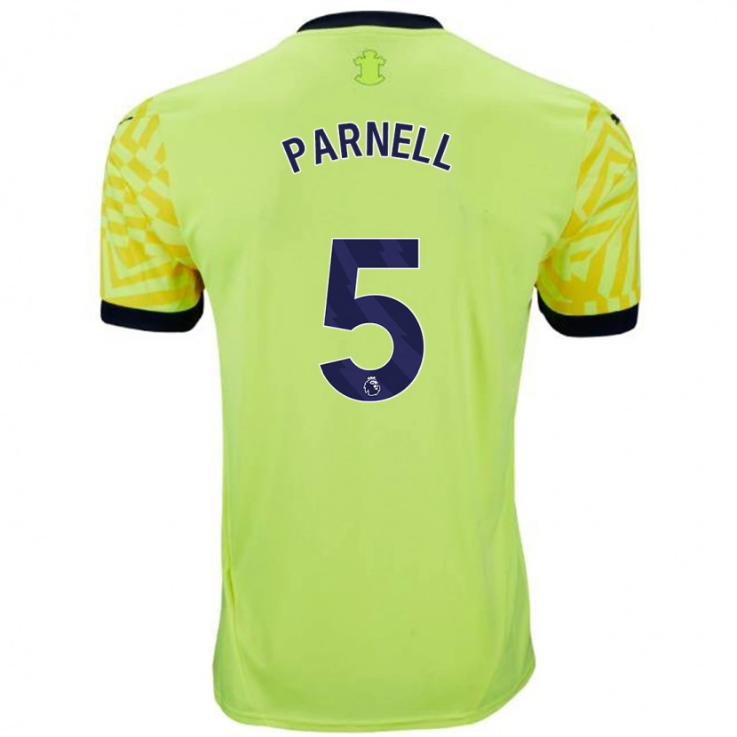 Danxen Niño Camiseta Rosanna Parnell #5 Amarillo 2ª Equipación 2024/25 La Camisa México