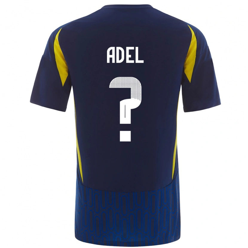 Danxen Niño Camiseta Aida Adel #0 Azul Amarillo 2ª Equipación 2024/25 La Camisa México