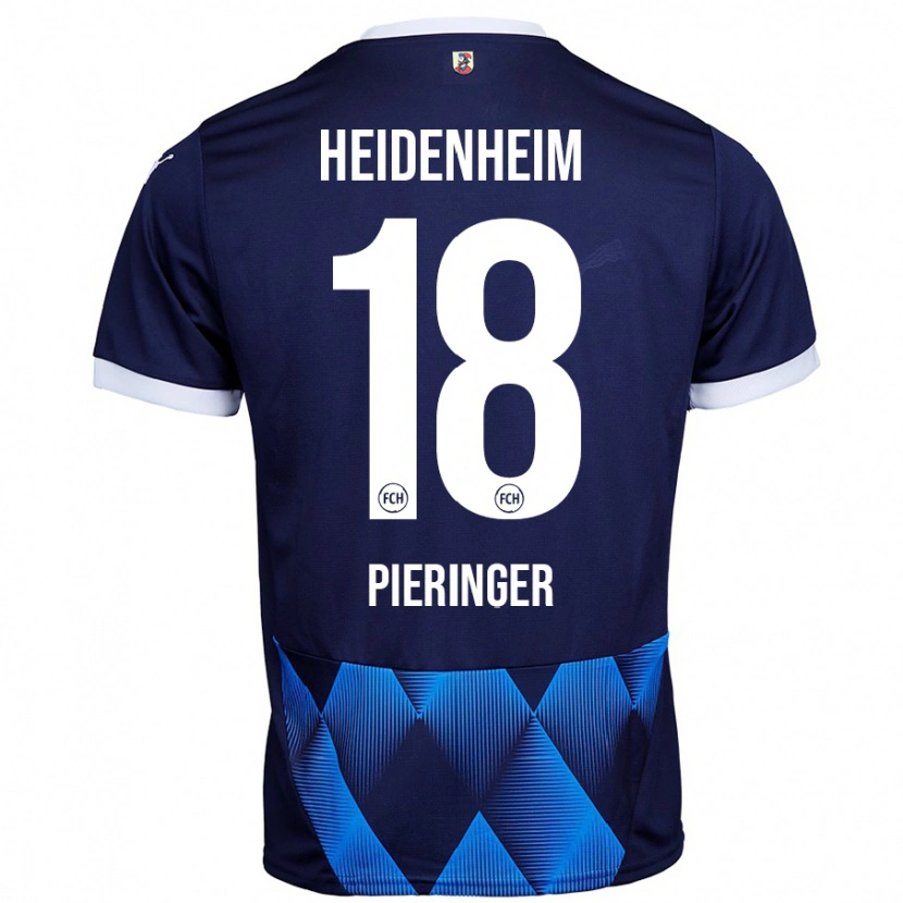 Danxen Niño Camiseta Marvin Pieringer #18 Azul Marino Oscuro 2ª Equipación 2024/25 La Camisa México